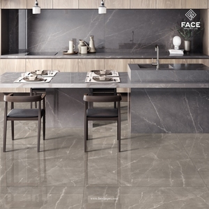 2025 Ford Interior Diseño moderno Azulejo de porcelana gris oscuro Ladrillo refractario antideslizante para pasillo y baño al aire libre - Product Image 5