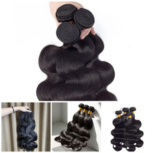 Remy Mongolian Body Wave Hair Wefts with Premium <b>Fringe</b> Gorgeous <b>Extensions</b> & Styling - Product Image 1