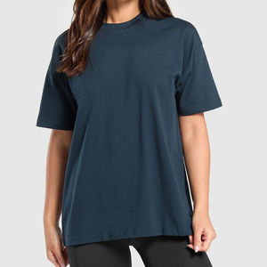 T-shirt décontracté pour femme en coton 100% - Doux, confortable, écologique, mode quotidienne, léger, été, prix bas - Product Image 5