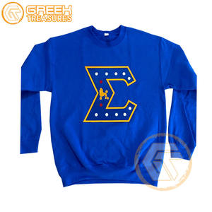 Sudadera bordada de lana de algodón Sigma Gamma Rho personalizada, suéter de alta calidad de hermandad, ropa griega, sudaderas para mujer - Product Image 6