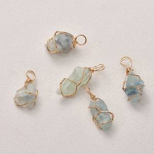 925 Silver Natural <b>Birthstone</b> Rough <b>Pendant</b> Classic Style Charms Bulk Wholesale IGI Certified Jewelry - Product Image 5