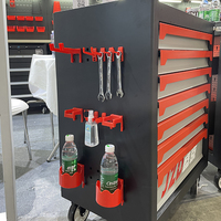 Servante d'Atelier Mobile à 7 Tiroirs pour Réparation Automobile en Acier Inoxydable – Rangement Robuste à Roulettes