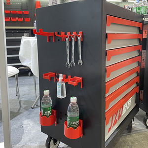 Carrello Portautensili Mobile a 7 Cassetti per Autofficina, Armadio Portautensili con Ruote in Acciaio Inox, Cassettiera per Officina - Product Image 4