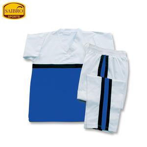 Combinaison de karaté personnalisée en 65% polyester 35% coton Taekwondo boxe MMA vêtements d'entraînement aux arts martiaux - Product Image 2