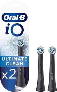 Oral-B iO Ultimate Clean-Tête de brosse à dents électrique, 2 packs, noir, enlèvement de plaque profonde, chargement USB, matériel pour la maison et la voiture - Product Image 3
