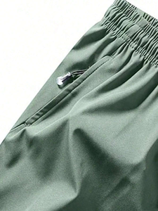 <b>Men's</b> Running <b>Elastic</b> <b>Waist</b> Shorts Solid Casual with Custom Logo Quick Dry Breathable Best Quality - Product Image 4