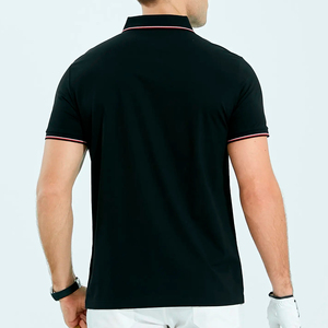 Classic Casual Men's for <b>Shirt</b> with Comfortable Solid <b>Collar</b> 240g 100% Cotton Short Sleeve <b>T</b>-<b>shirt</b> From BD - Product Image 3