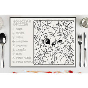 Mantel de Papel Profesional con Diseño de Perro, 28x40,5cm, 80gsm, 500 Unidades, B2B - Product Image 1