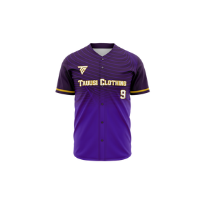 เสื้อเบสบอลของผู้ชายผ้าโพลีเอสเตอร์ระบายอากาศได้ดีพิมพ์โลโก้ได้ตามต้องการชุดเล่นซอฟต์บอลทีมเบสบอล - Product Image 1