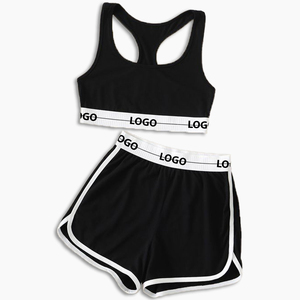 2025ชุดออกกำลังกาย2ชิ้นสำหรับผู้หญิงบราออกกำลังกายแบบไร้รอยต่อระบายอากาศได้ไซส์ XS สั้นเอวสูงเป็นมิตรกับสิ่งแวดล้อมเอวสูง - Product Image 6