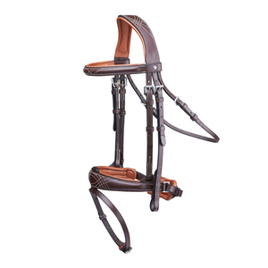 Brida de Cuero Genuino Personalizable de Alta Calidad y Ligera para Carreras de Caballos y Uso Ecuestre 2025 - Product Image 2