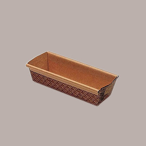 10pcs Disposable Large Dark Brown Corrugated <b>Silicone</b> <b>Baking</b> Paper Molds 225x70H65mm Rectangular Ins Style Cupcake Cups 400g - Product Image 2