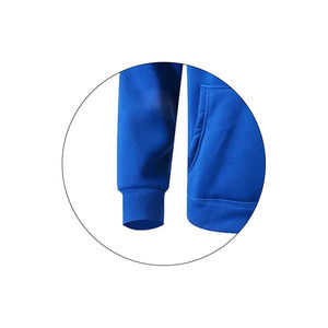 Sweat-shirt pour homme personnalisé OEM, bleu, en molleton de coton 400 g/m², pull-over essentiel, sweat-shirt vierge, vente en gros d'usine, faible MOQ, haute qualité - Product Image 2