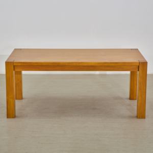 Mesa de comedor de madera de teca contemporánea y cómoda con 213CM de longitud, juego de mesa de comedor para restaurante y comedor - Product Image 2