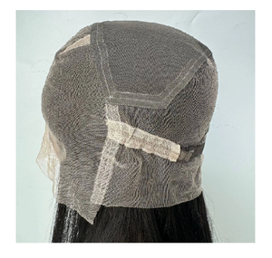 Perruque frontale sans colle transparente de couleur naturelle réglable, cheveux humains vierges brésiliens parfaits, style lisse, perruques originales mélangées - Product Image 6