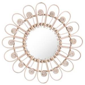 Top nouveau Design rotin tissé mur Salon miroir grand et petit miroir rond personnaliser paquet salon meubles - Product Image 4