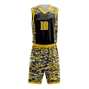 Vêtements de sport de la meilleure qualité, design BSCI, anti-UV, séchage rapide, imprimé, sans manches, ensembles de maillots de basket-ball, respirant, grande taille - Product Image 5