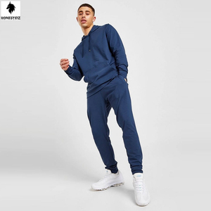 ชุดกันลมมีฮู้ดสำหรับผู้ชายชุดวอร์มไนลอนแบบรูดซิปขึ้นแบบลำลองยืดหยุ่นแบบเรียบ - Product Image 1