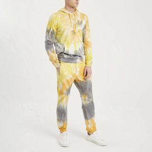 Chándal Tie Dye de alta calidad para hombres, chándal de secado rápido transpirable anti pilling de secado rápido para hombres en diferentes colores y logotipos - Product Image 1