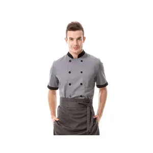 Hoge Kwaliteit Chef-Uniform Executive Chef-Koks Korte Chef-Koksbroek Keukenuniform Restaurantuniform