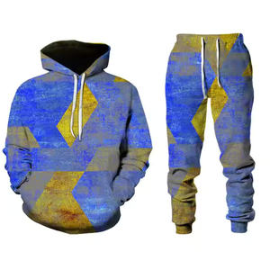 Survêtement Jogging costumes pour hommes survêtements Sport Wear Sets Training Wear Zip up Hoodies Sweatshirts Fleece 100% high cotton - Product Image 4