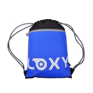 Vietnam Oem personalizado poliéster publicidad deportes bolsa con cordón impermeable mochila maratón bolsa de almacenamiento de nailon - Product Image 1