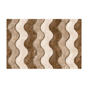 Elegent 300x450mm Azulejo de pared de cerámica brillante Estilo de madera marrón Proyectos internacionales de calidad premium Madera atemporal Interior global - Product Image 6