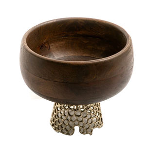 Elegante Tazón de Madera para Servir, Tazón para Ensaladas, Tazón para Servir en Hoteles y Restaurantes, Diseño Personalizado, Vajilla, Tazón Grande - Product Image 6