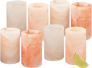 <b>Himalayan</b> Pink <b>Salt</b> Organic Tequila Shot Glasses 100% Natural <b>Bath</b> <b>Salt</b> Easy Tequila Drinking for Adults - Product Image 3