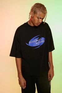 เสื้อยืดสตรีทผ้าฝ้าย100% ลายกราฟิกสำหรับผู้ชายเสื้อยืดโอเวอร์ไซส์ใช้ได้ทั้งชายและหญิงพิมพ์โลโก้ตามสั่งแบบวงแหวน - Product Image 4