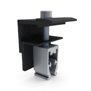 <b>Quick</b> Mount Universal End <b>Clamp</b> 30-45mm Black for Solar Mounting System - Product Image 2