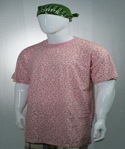 T-shirt en or massif de haute qualité personnalisable à col rond pour hommes Style Streetwear en coton tricoté surdimensionné lavé pour un look recyclable - Product Image 6