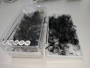 Nuevo y caliente estilo coreano Pbt fibra 1000 caja 0,03mm a 0,20mm 12D ventiladores Promade sueltos hechos en Vietnam - Product Image 2