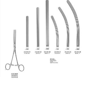Forceps de Kocher à verrouillage pour usage chirurgical, en acier inoxydable, outil hémostatique chirurgical pour usage médical, hospitalier et clinique - Product Image 3