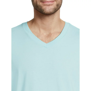 Camiseta ligera de manga corta con cuello en V para hombre, camiseta para hombre con camisetas transpirables de manga corta - Product Image 4