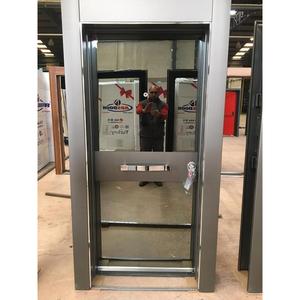 Puerta Interior de Acero Panorámica ABSDOOR, Moderna, Elegante, con Aspecto de Hoja Brillante, Manual, de Seguridad, con Aislamiento Térmico, para Hoteles, Turquía - Product Image 2