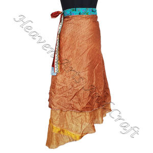 New Fashion Pareo Lava-Lavas Swimwear Cover-Ups and Sarongs for Women's Women Wear Vintage Silk Sari <b>Long</b> Length <b>Wrap</b> Around - Product Image 1