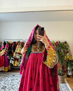 Afghan Handmade Traditional Embroidered Women Afghani Velvet Tribal Party & <b>Wedding</b> <b>Dress</b> Custom Size Women <b>Dresses</b> <b>for</b> <b>Sale</b> 104 - Product Image 1