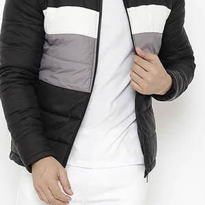 Blouson matelassé personnalisé pour homme, respirant, manteau d'hiver, faible MOQ, OEM, vêtements décontractés, grandes tailles, fabriqué en usine, prix bas, blouson matelassé pour homme - Product Image 3