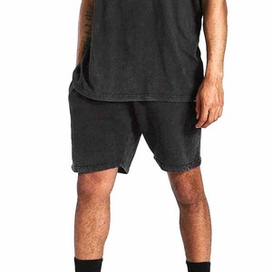 Conjunto de pantalones cortos de verano con patrón sólido ligero para hombres y ropa deportiva para exteriores Conjunto de pantalones cortos de tasa de fábrica - Product Image 5