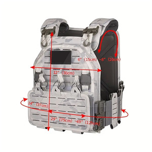 Gilet tactique de fitness personnalisable, poids réglable, ajustement confortable, 280g, haute qualité, dernier design pour usage sportif - Prix bas - Product Image 6