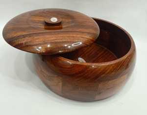 Olla caliente de cazuela de madera con tapa para el hogar, hotel y restaurante, caja de olla caliente para servir Chapati de - Product Image 1