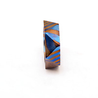 Bague en acier Timascus Jexmoo tendance, personnalisée et faite à la main, lame de 9 mm – Cadeau idéal pour la fête des pères pour papa/mari/petit ami, prise en charge OEM