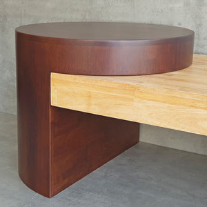Modern 110x60x50cm Living Room <b>Sofa</b> <b>Table</b> with Movable Feature Combination Design Rubber Wood Material-TT68250 - Product Image 4