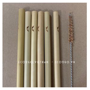 Juego de cubiertos de bambú reutilizables, conjunto de cubertería de fibra de bambú con logotipo de diseño personalizado y tamaño hecho en Vietnam - Product Image 4