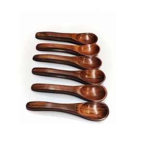 ช้อนไม้ช้อนซุปเส้นก๋วยเตี๋ยวโซบะขนาดใหญ่ช้อนออกแบบชิ้นทำจากไม้ธรรมชาติสี - Product Image 2