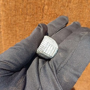 Glamorous Full Ice Out Baguette Moissanite Diamante Real VVS Para Anéis Personalizados de Hip Hop dos homens Disponível aos melhores preços - Product Image 3
