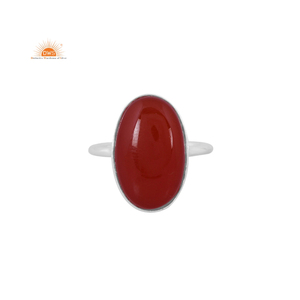 Best Selling 925 Sterling Silver Natural Red <b>Onyx</b> Gemstone Oval Shape <b>Ring</b> for <b>Men</b> Custom Jewelry Manufacturer - Product Image 1