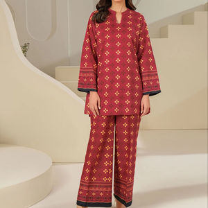 100% alta calidad señoras Shalwar Kameez vestido traje nuevo indio paquistaní 2 uds Ropa Étnica para mujeres para ocasiones - Product Image 1