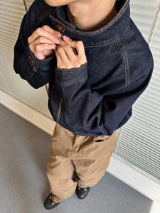 Bomber Jacket Men's Customize Design & Logo Bomber <b>Coat</b> Wholesale Price New Stylish <b>Zipper</b> Loose Solid Color Blank Custom Causal - Product Image 4